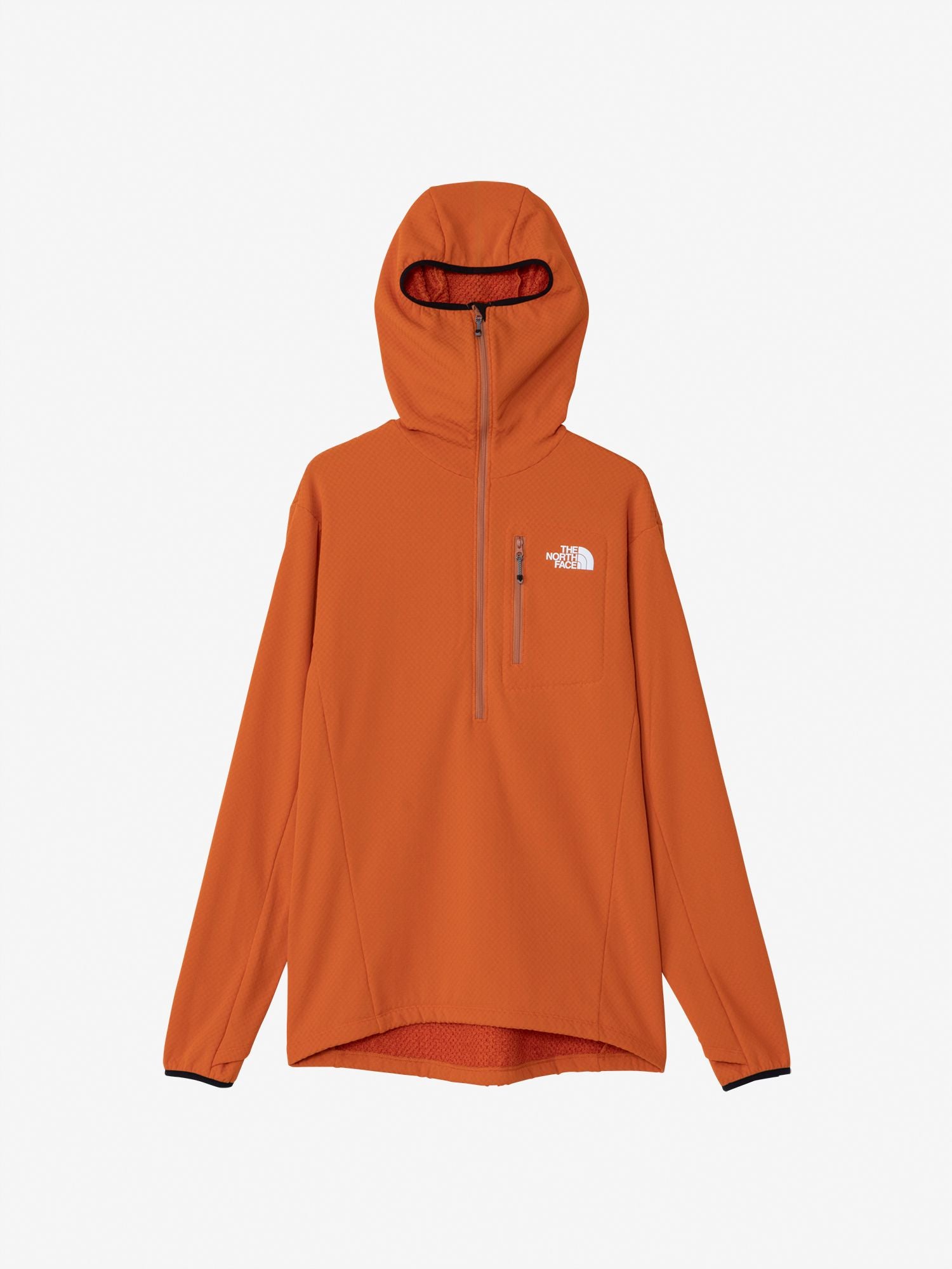Expedition Grid Fleece Hoodie (Unisex) - Yam Orange