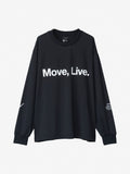 Graphic Long Sleeve Crew (Unisex) - Black