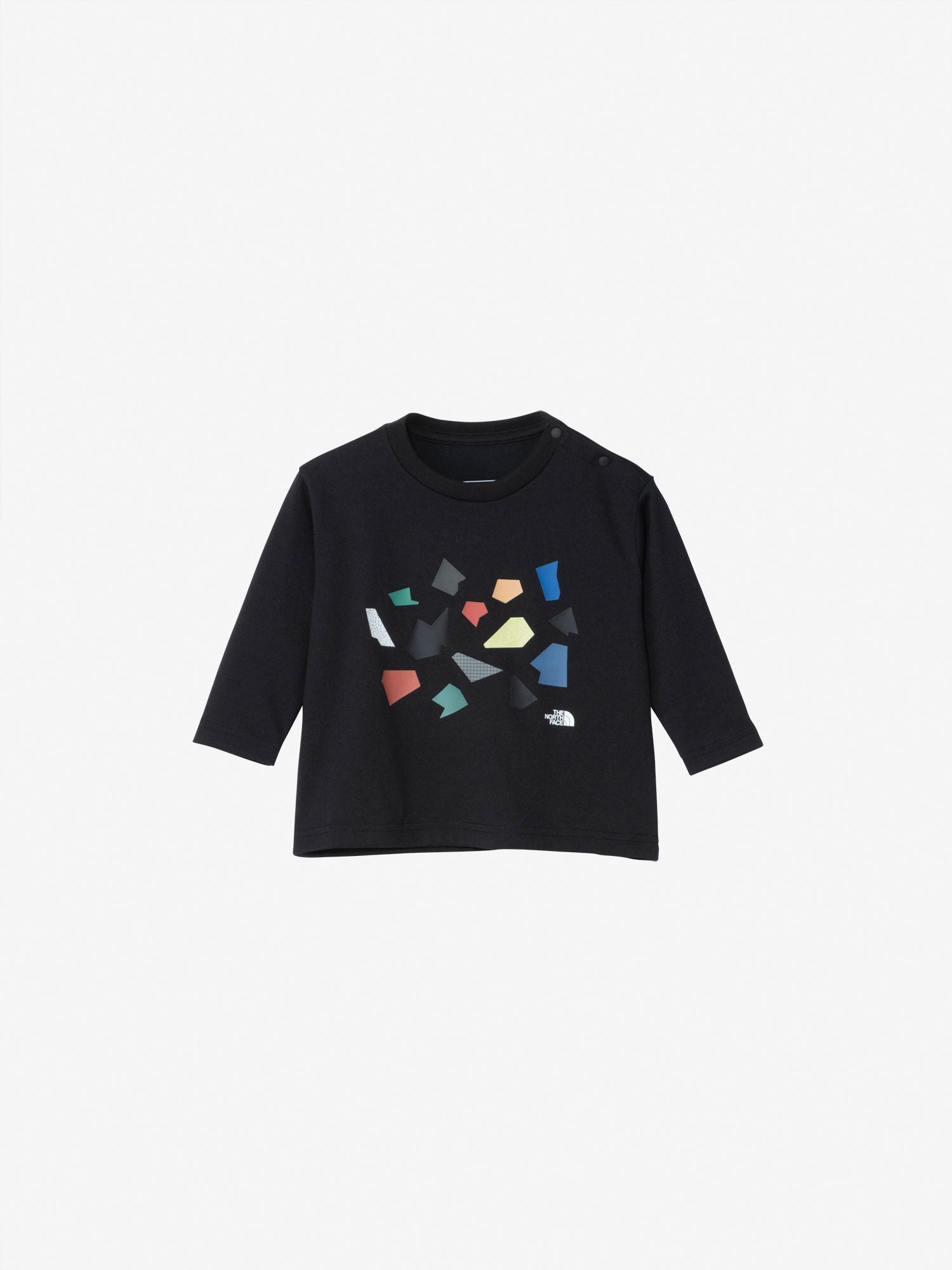 Long Sleeve Cut and Paste Tee (Baby) - Black
