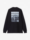 Long Sleeve Half Dome Window Tee (Unisex) - Black