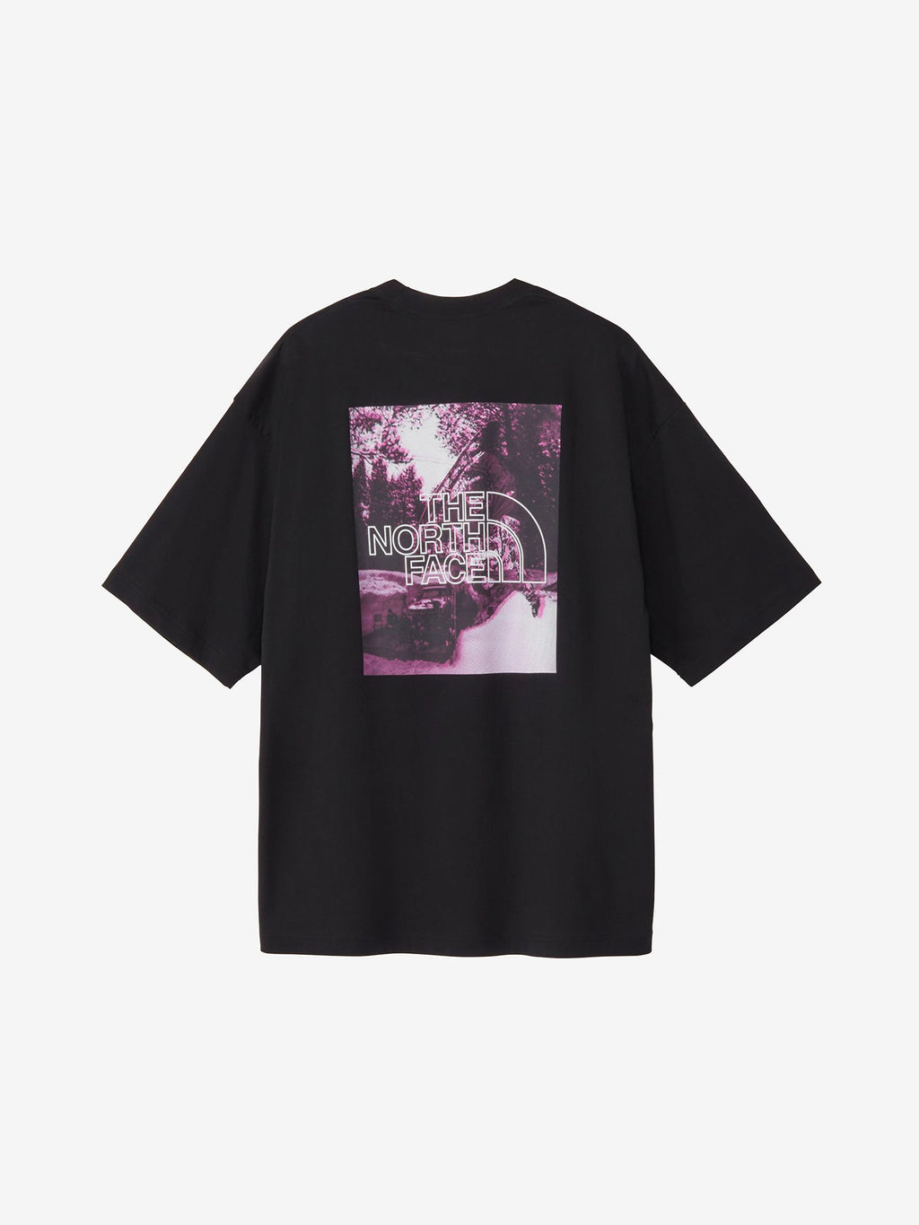 Short Sleeve Free Ride Square Logo Tee (Unisex) - Black