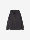 Rear View Full Zip Hoodie (Kids) - Black
