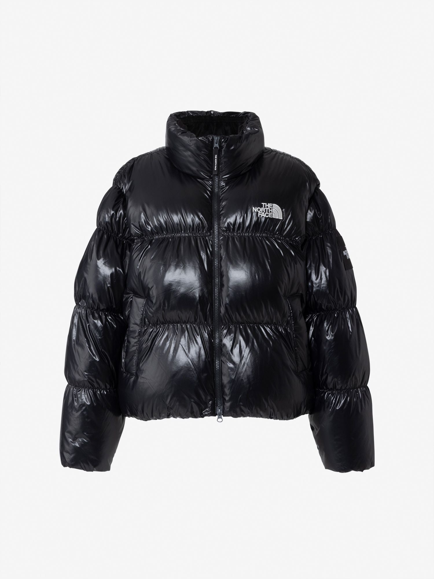Shearling Nuptse Down Jacket (Women's) - Black