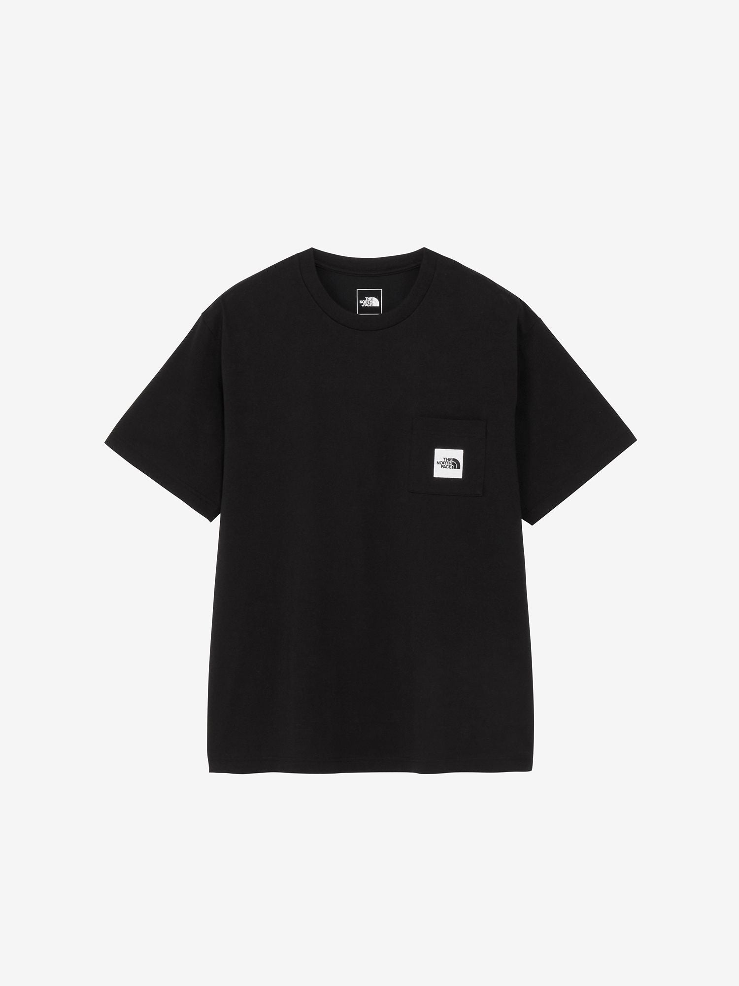Short Sleeve Square Logo Pocket Tee (Men's) - Black