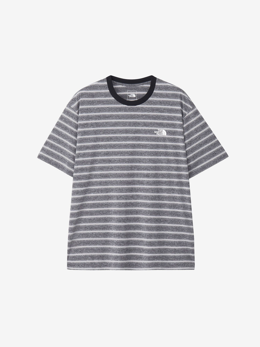 Short Sleeve Free Run Border Crew (Unisex) - Black