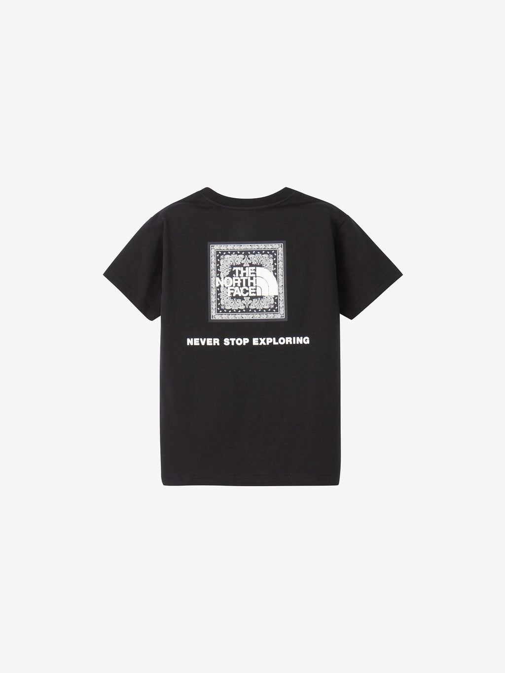 Short Sleeve Bandana Square Logo Tee (Kids) - White