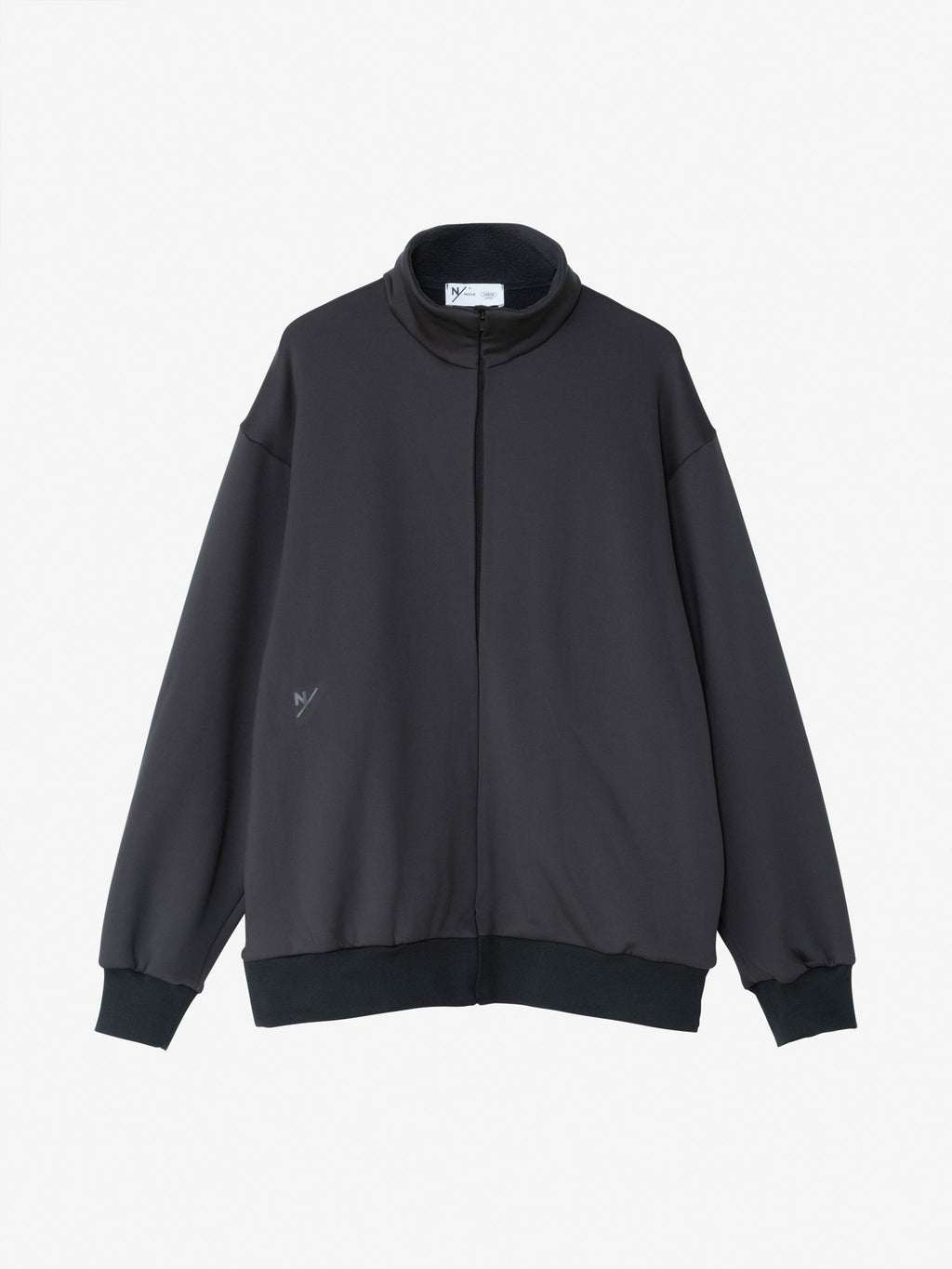 Piraeus / Stretch Fleece Stand Zip (Unisex) - Black