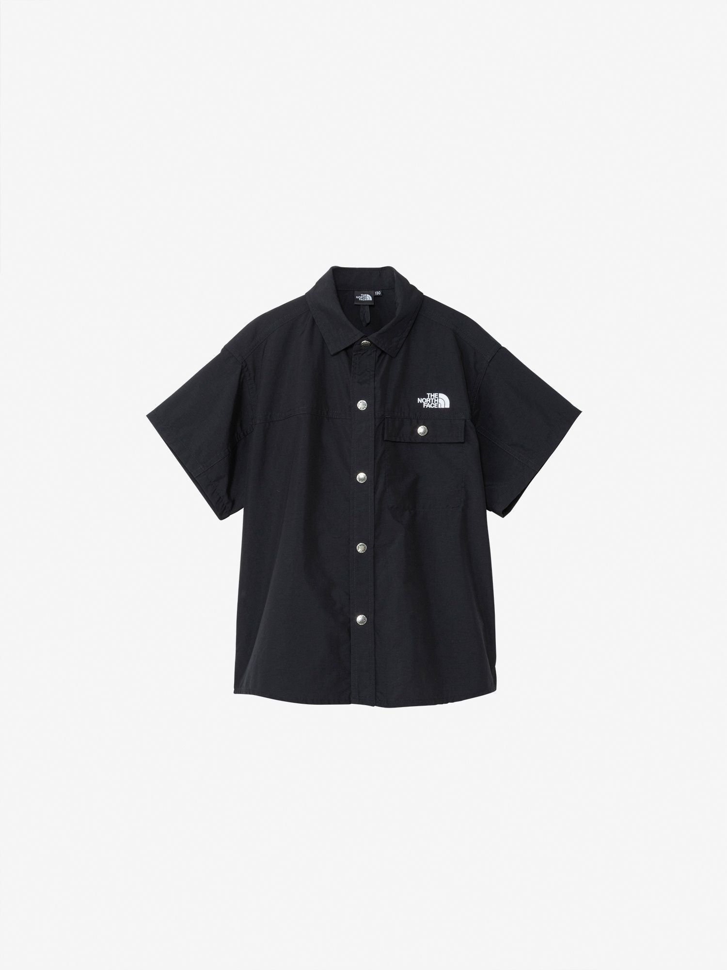 Short Sleeve Nuptse Shirt (Kids) - Black