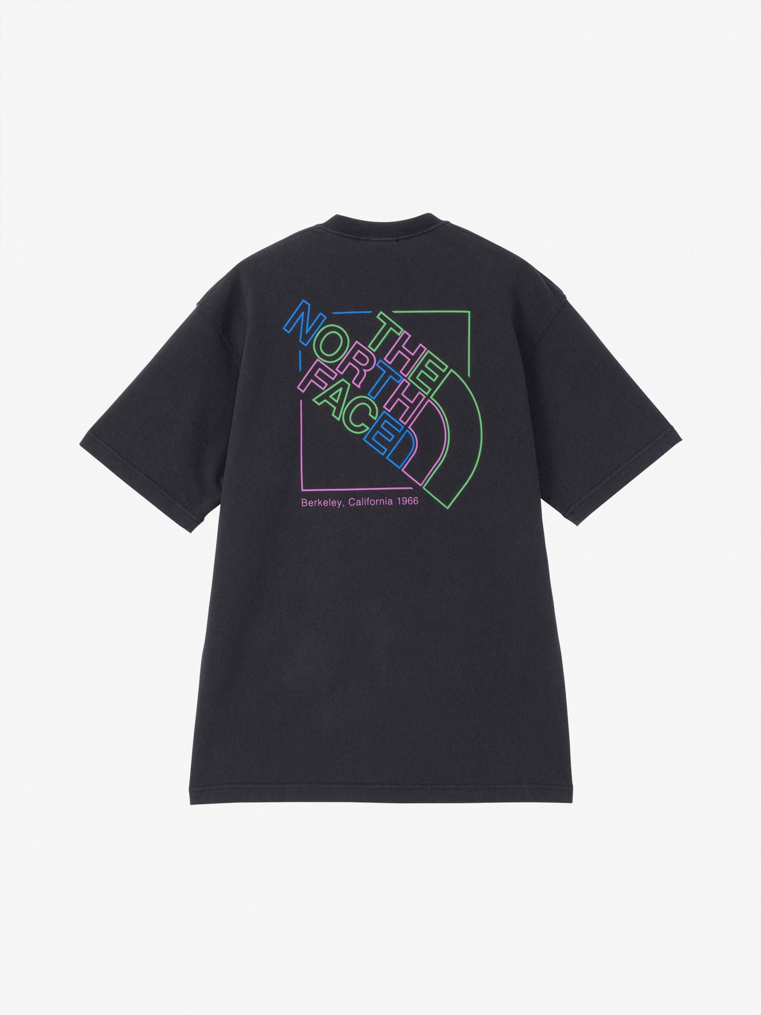 Short Sleeve Ozone Dyed Neon Logo Tee (Unisex) - Mineral Gray