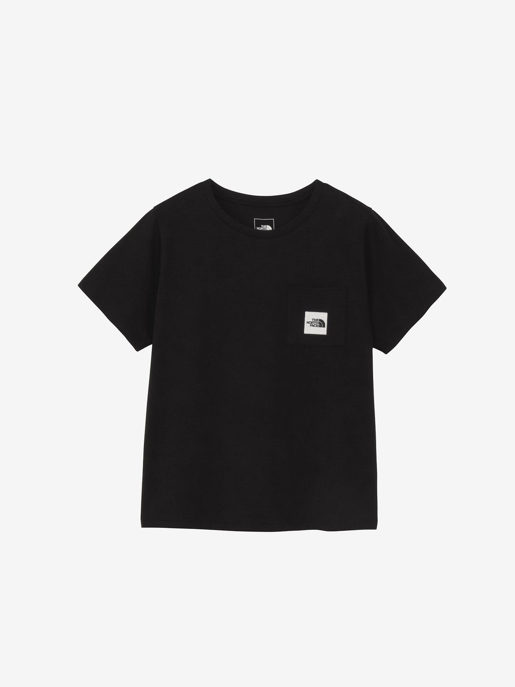 Short Sleeve Square Logo Pocket Tee (Women's) - Black