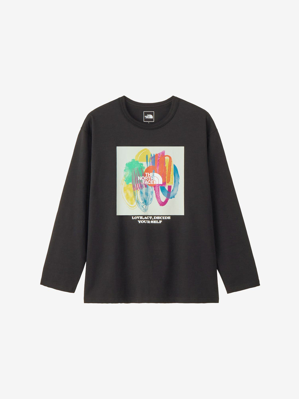 CR Long Sleeve Message Tee (Unisex) - Black