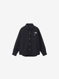 Long Sleeve Nuptse Shirt (Kids) - Black