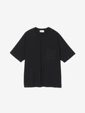 Medium Dry Jersey Big Tee with Pocket (Unisex) - Black