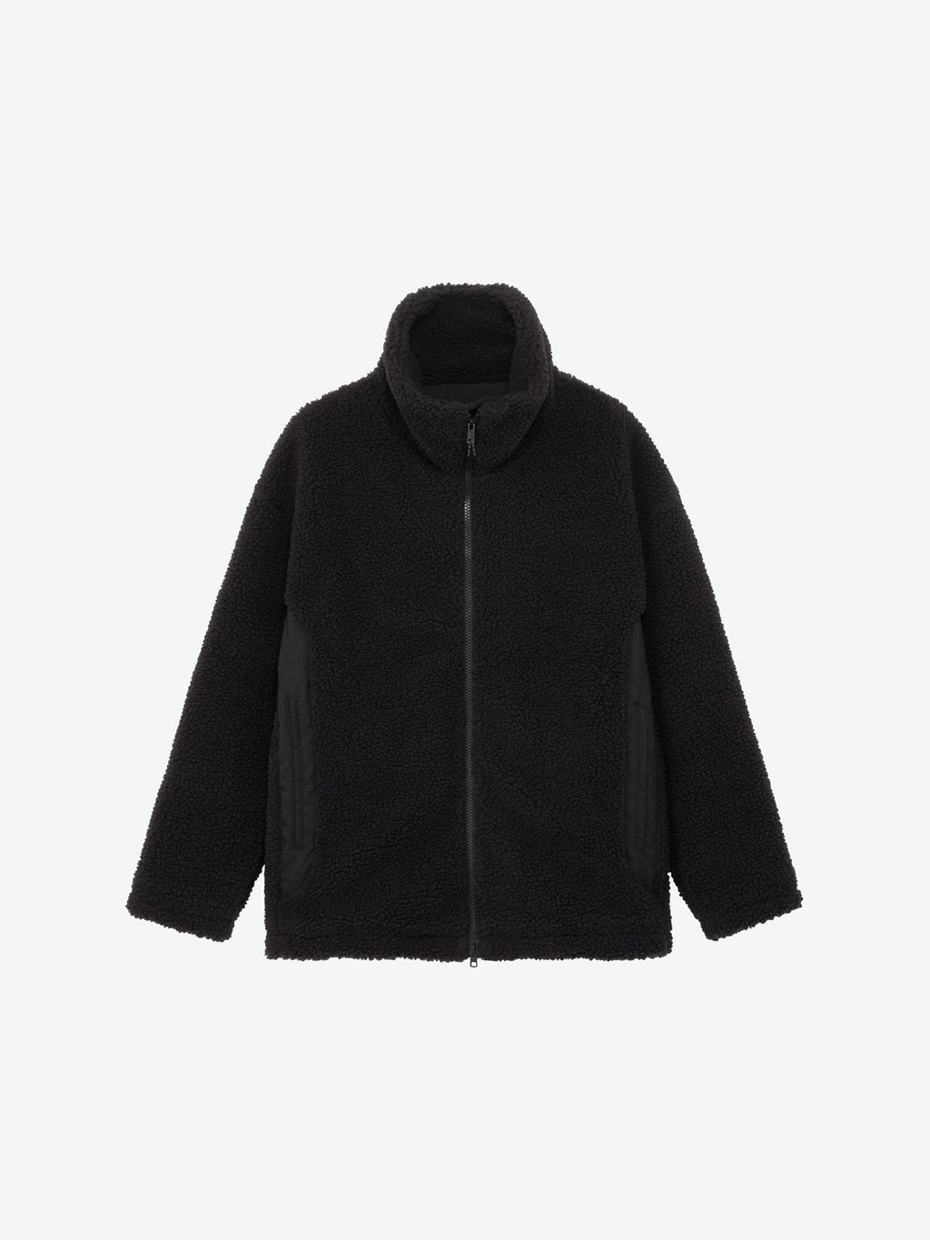 Snow Melt / Full Zip Fleece (Unisex) - Black