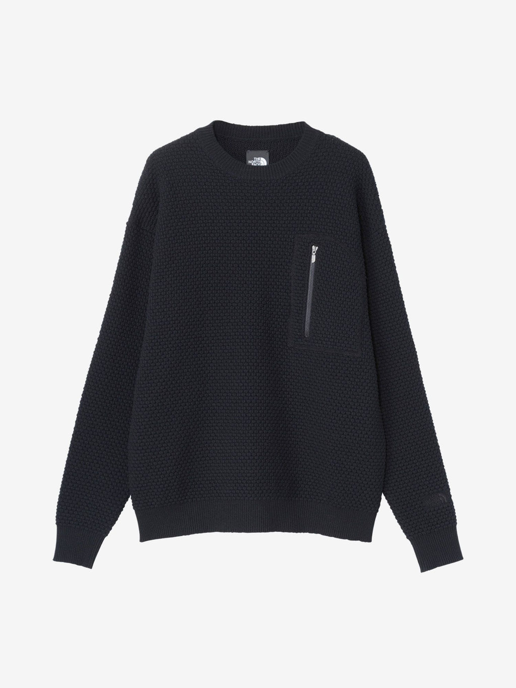 Rock Surface Wool Sweater (Unisex) - Black