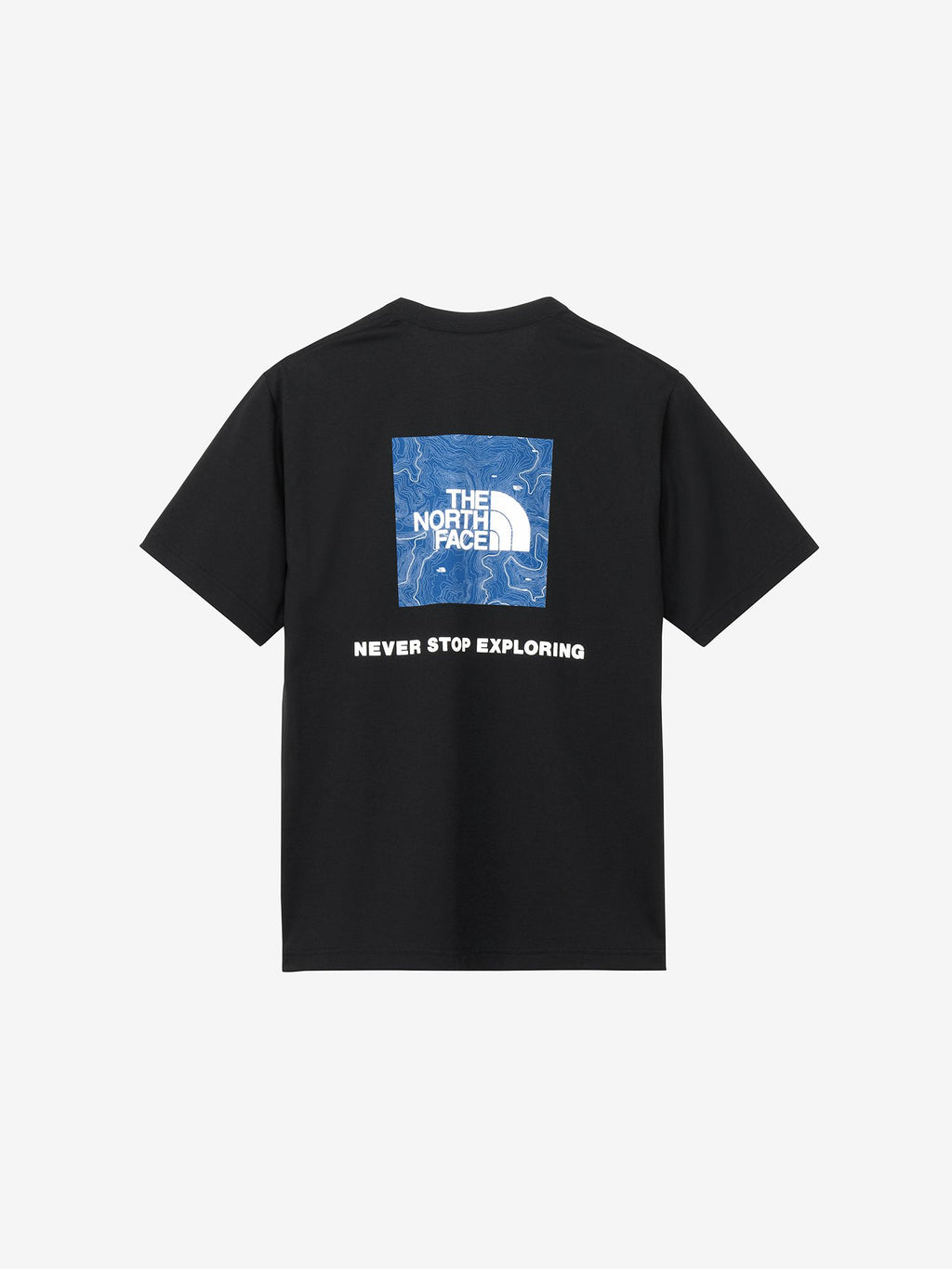 Short Sleeve Back Square Traverse Logo Tee (Men's) - Black