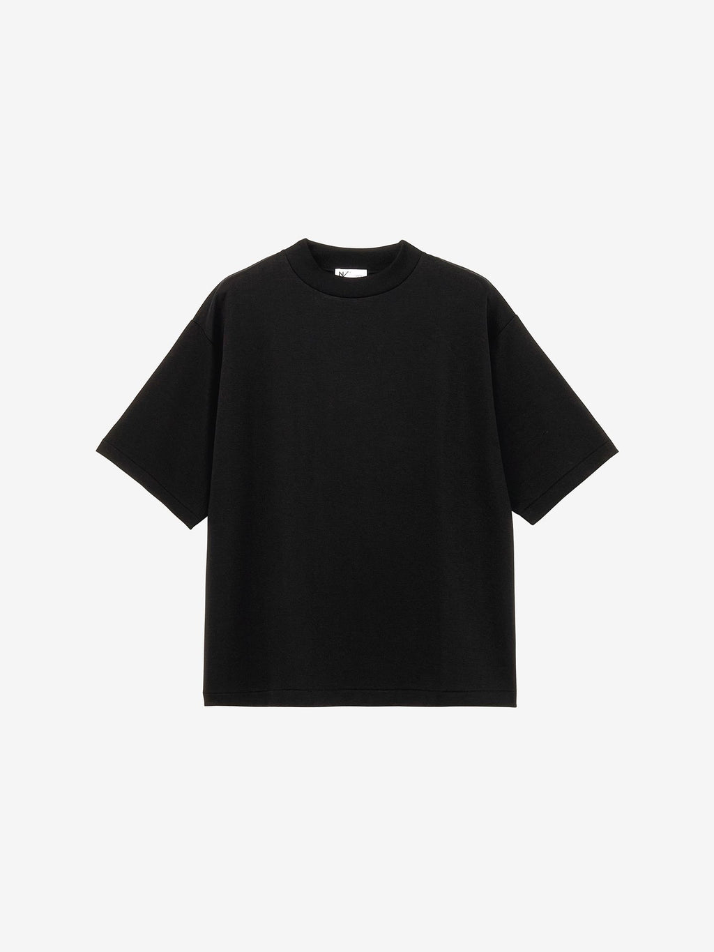 Smooth Comfort Half Sleeve Mock Neck (Unisex) - Black