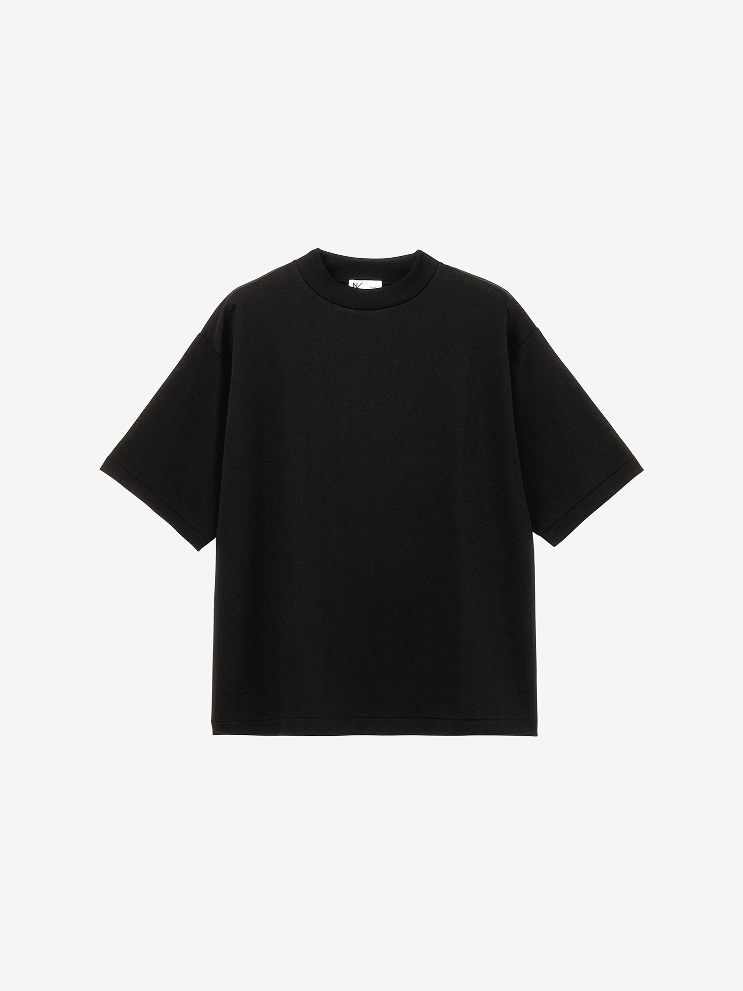 Smooth Comfort Half Sleeve Mock Neck (Unisex) - Black