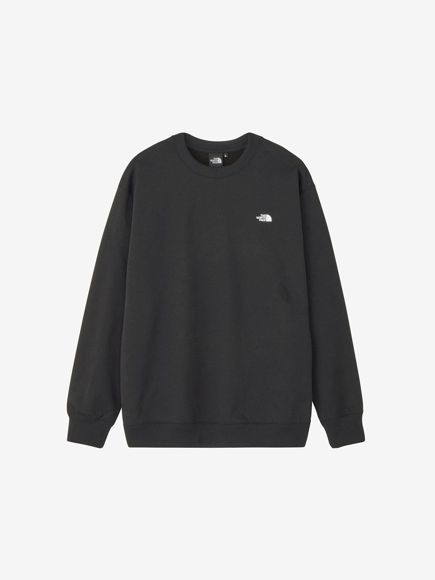 Small Logo Heather Sweat Crew (Unisex) - Black