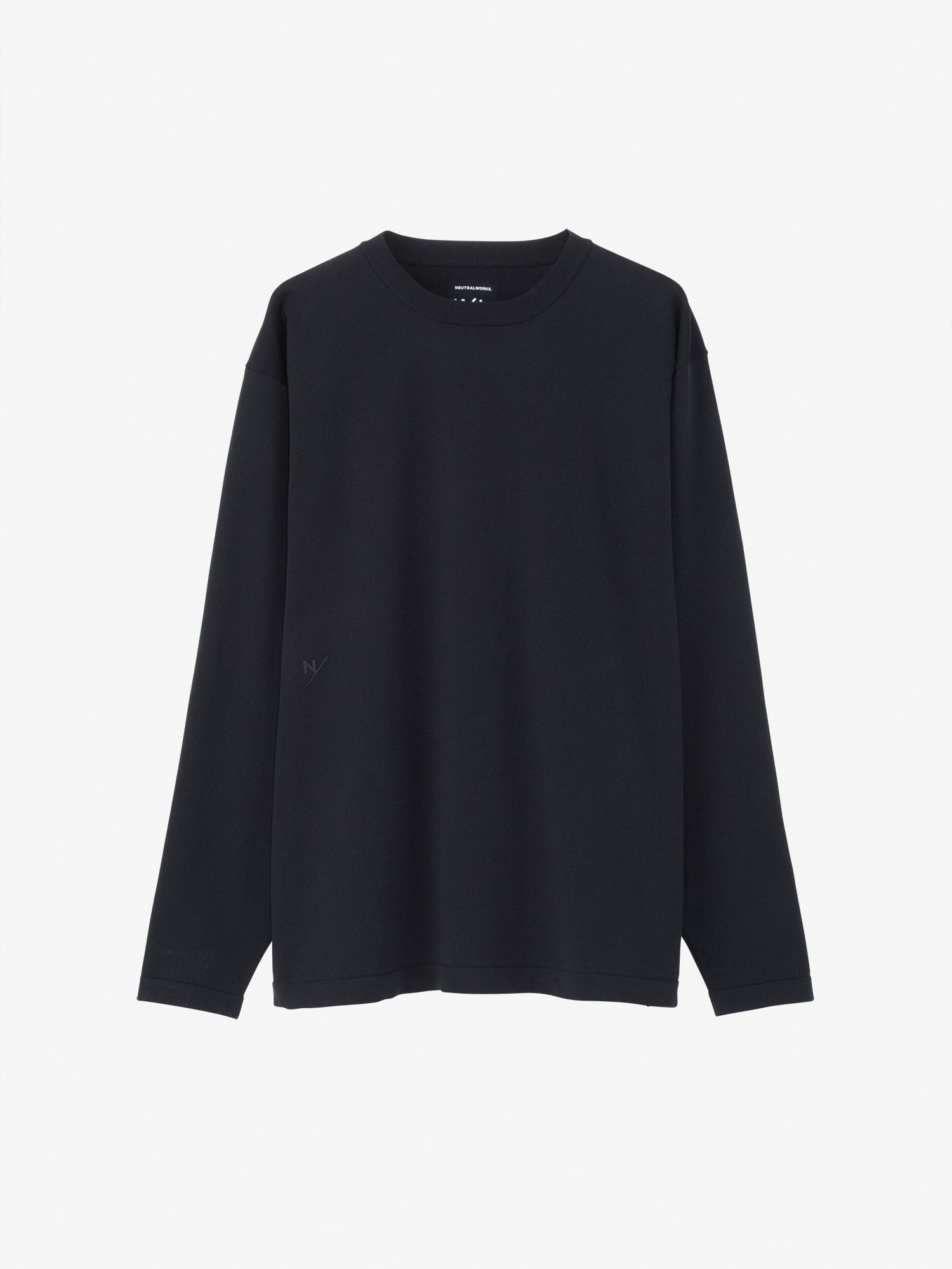 Komelina/ DL Long Sleeve Crew (Unisex) - Black