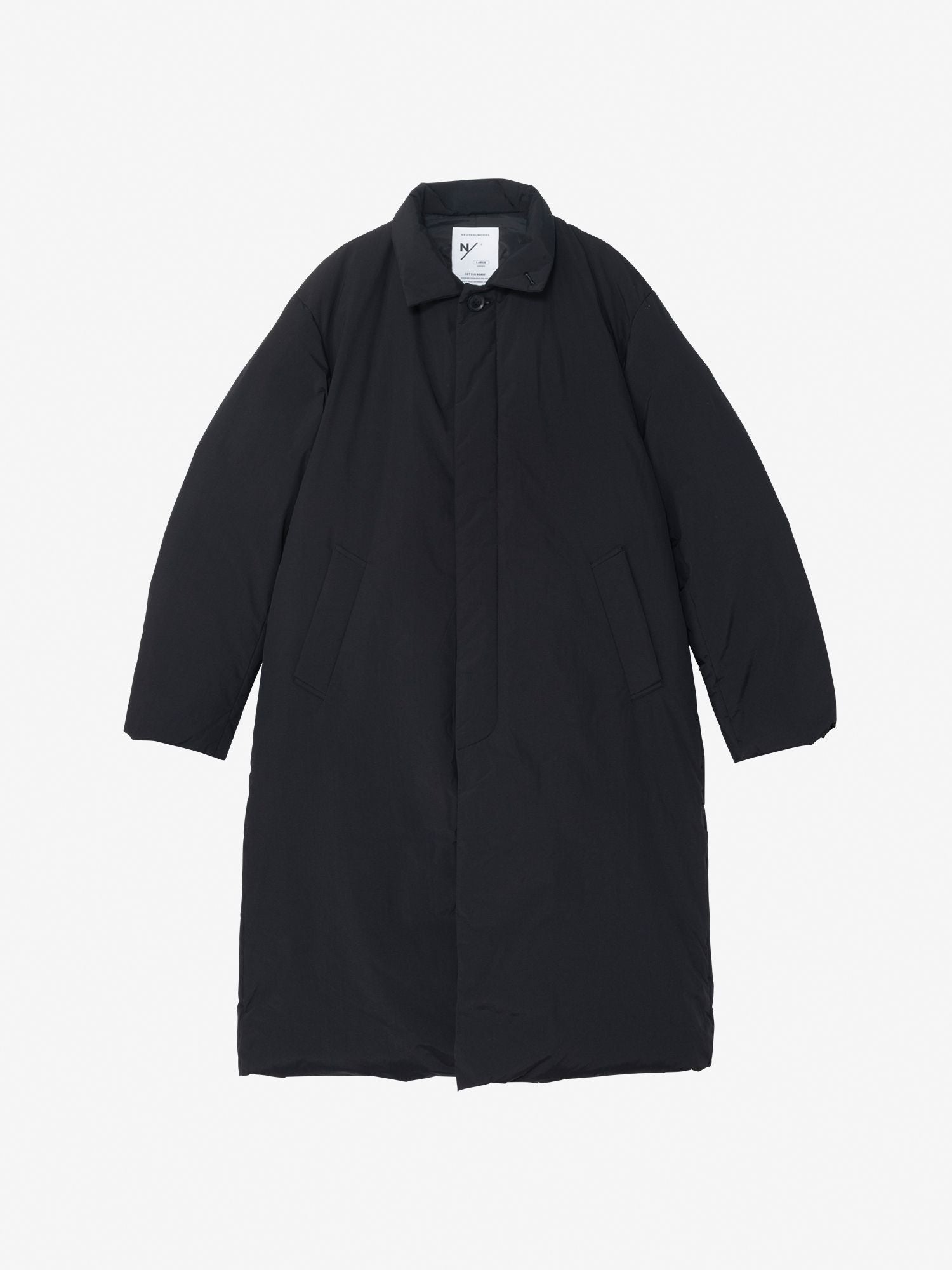 Down Coat (Unisex) - Black