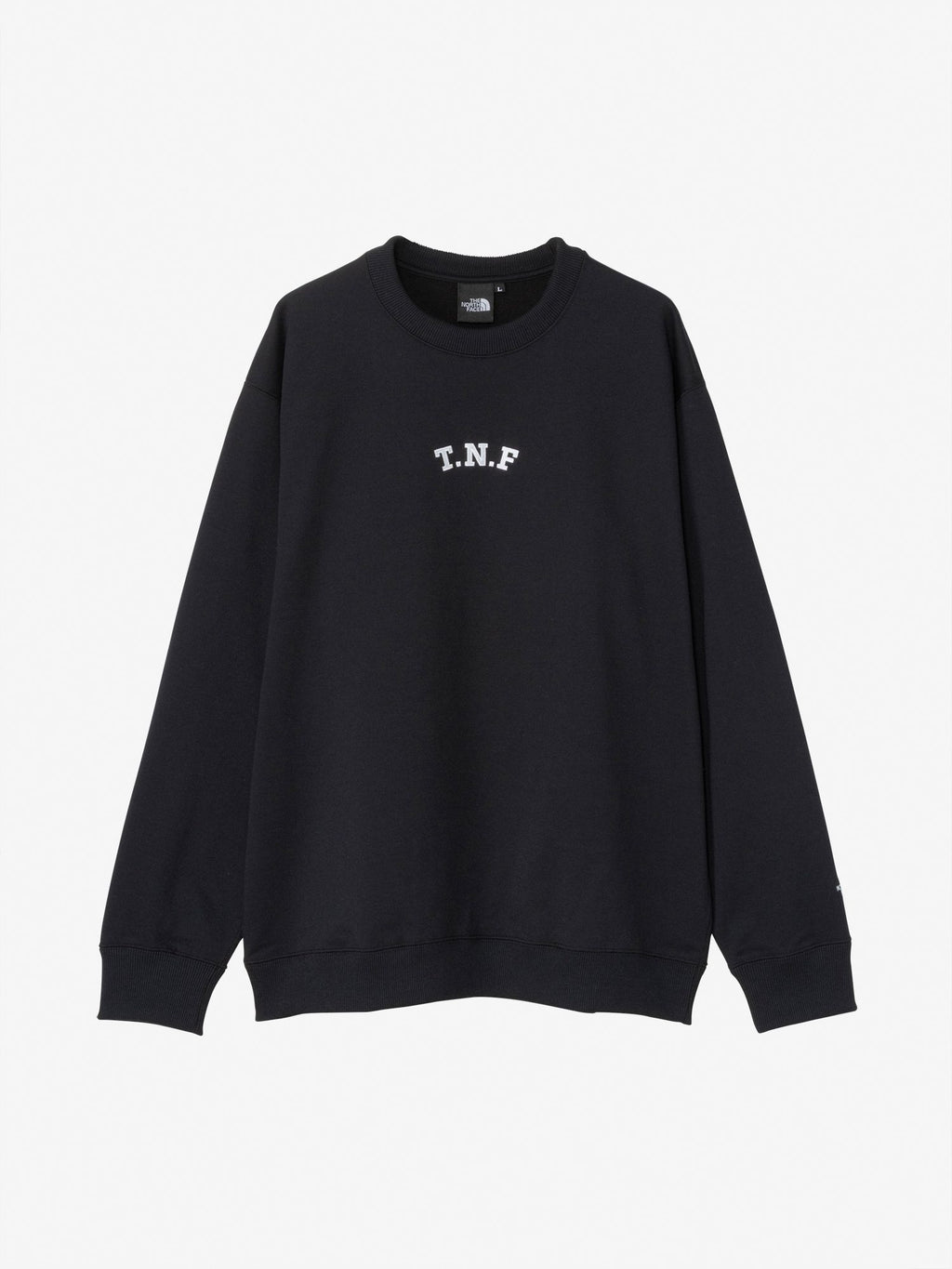 TNF Logo Heather Sweat Crew (Unisex) - Black