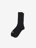 MXP Basic Mid Regular Rib Socks (Unisex) - Black