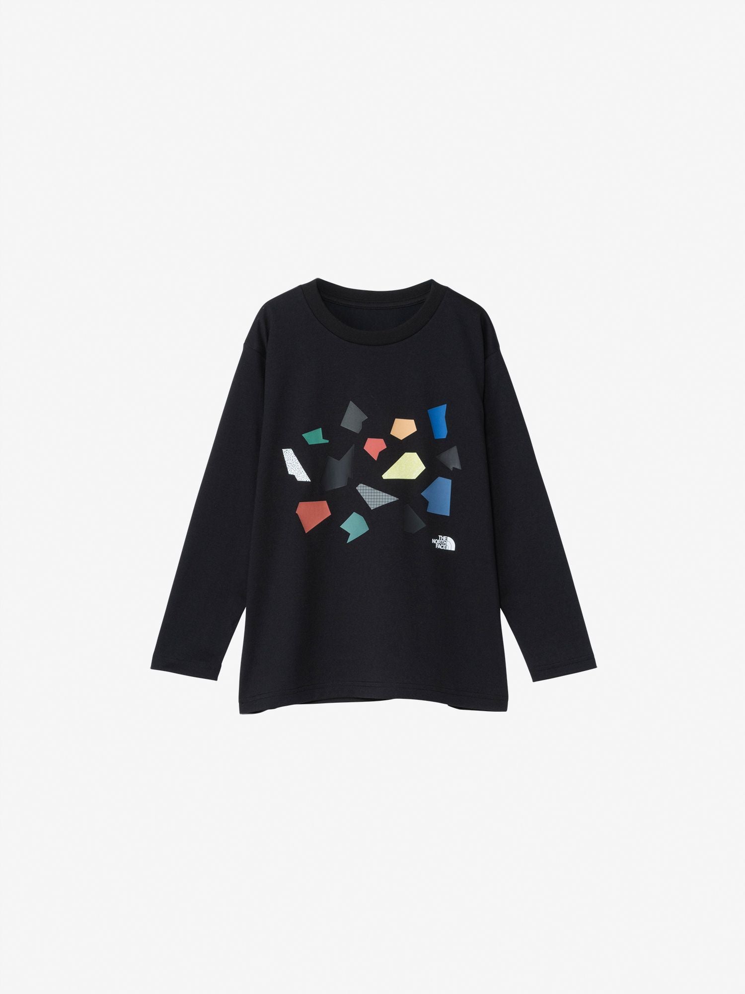 Long Sleeve Cut and Paste Tee (Kids) - Black