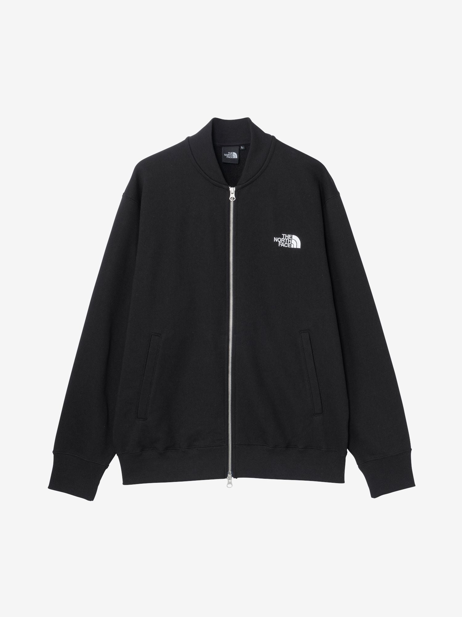 Heather Bomber Sweat Jacket (Unisex) - Black