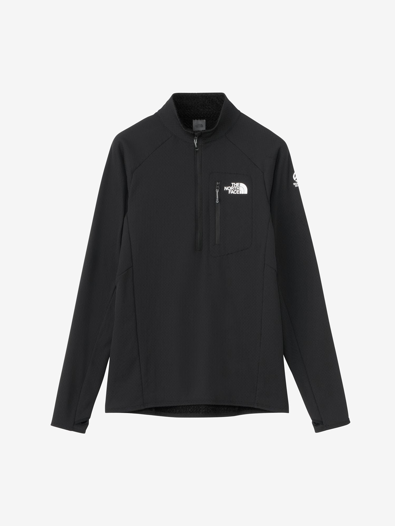 Expedition Grid Fleece Zip Up (Unisex) - Black