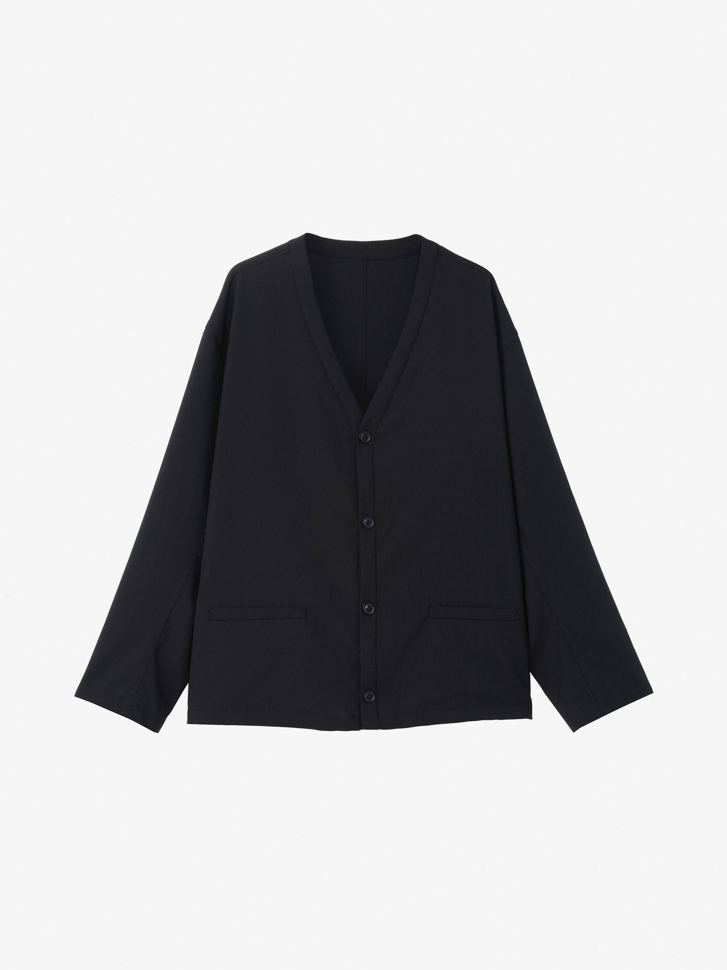 Newsboy/Cardigan Jacket (Unisex) - Mix Charcoal