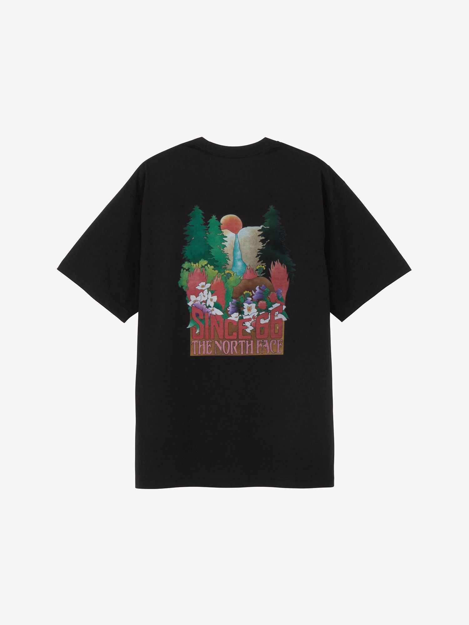 Short Sleeve Yosemite Falls Tee (Unisex) - Black