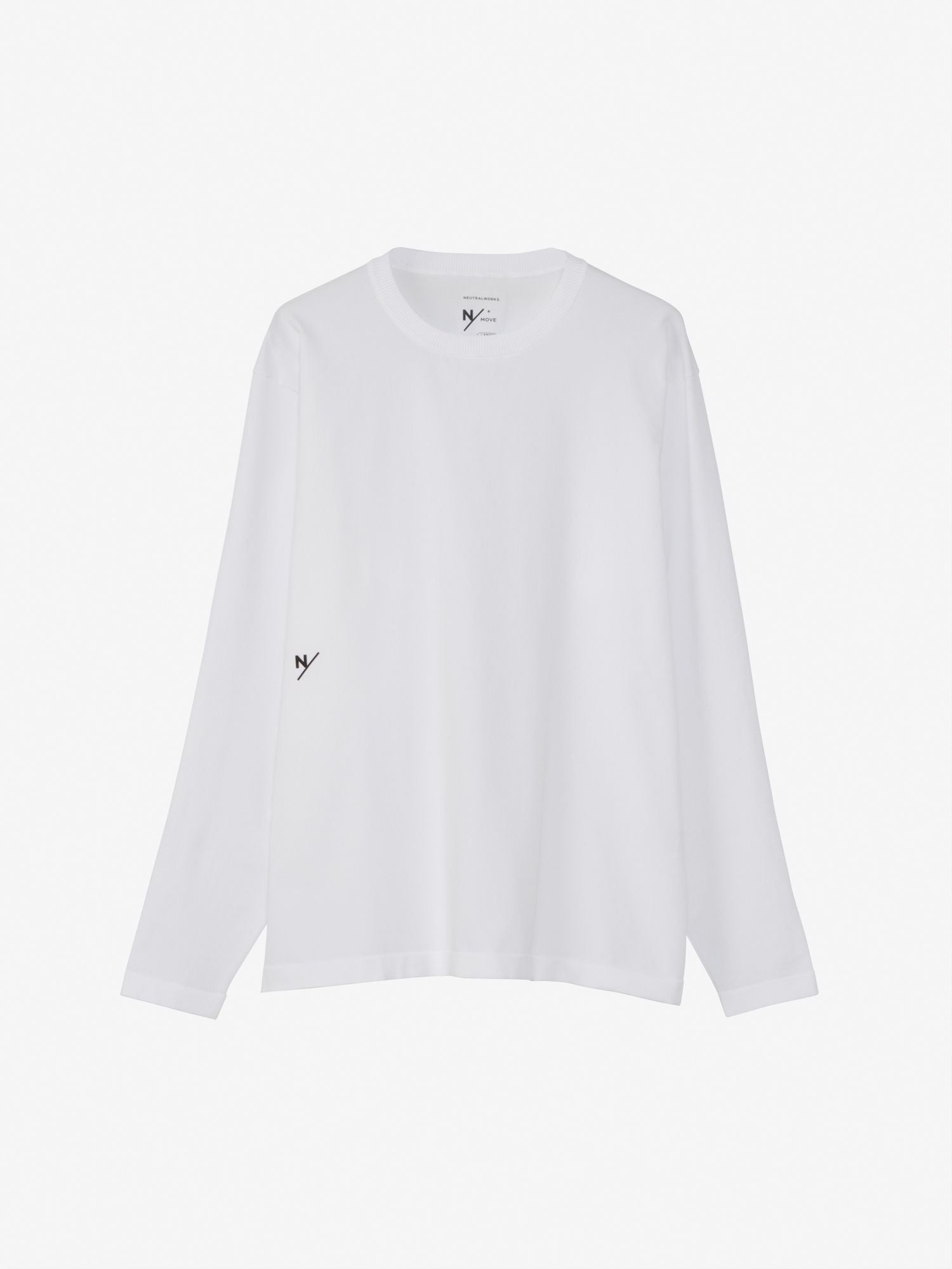 Komelina/ DL Long Sleeve Crew (Unisex) - White