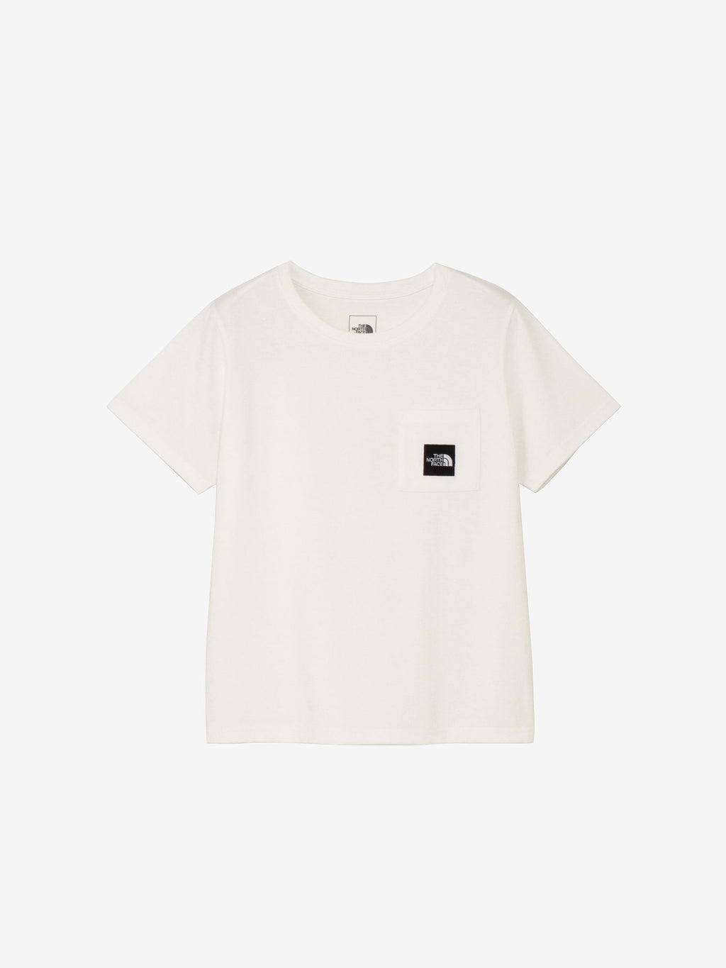 Short Sleeve Square Logo Pocket Tee (Women's) - White