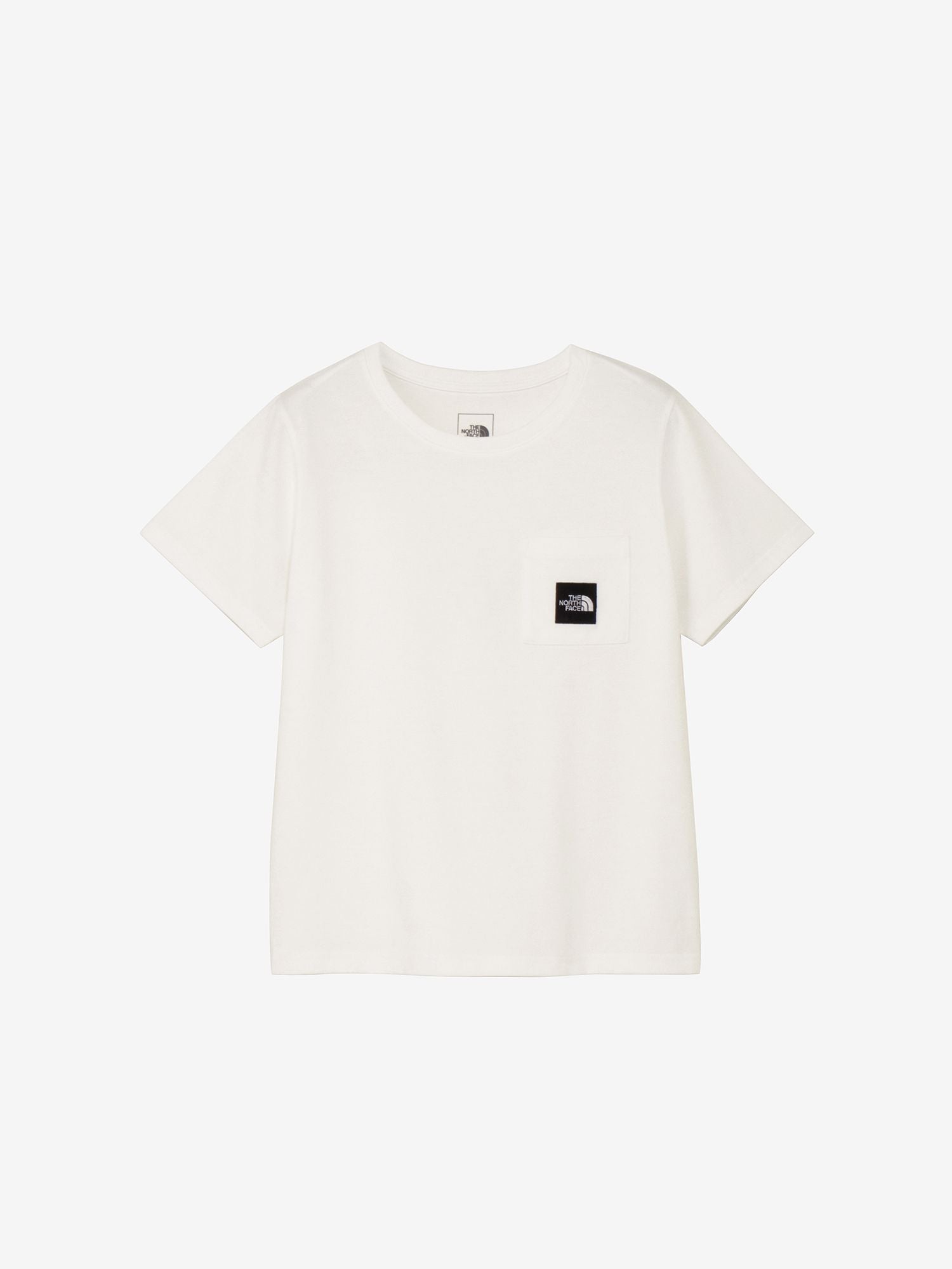 Short Sleeve Square Logo Pocket Tee (Women's) - White