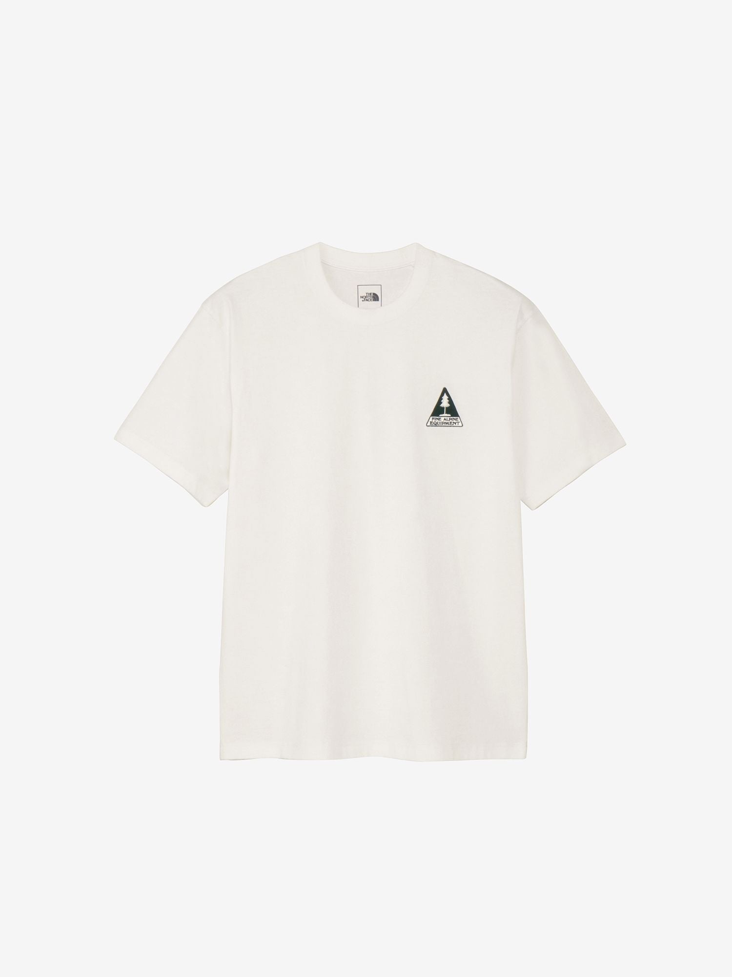 Short Sleeve Fine Alpine Tree Tee (Unisex) - White