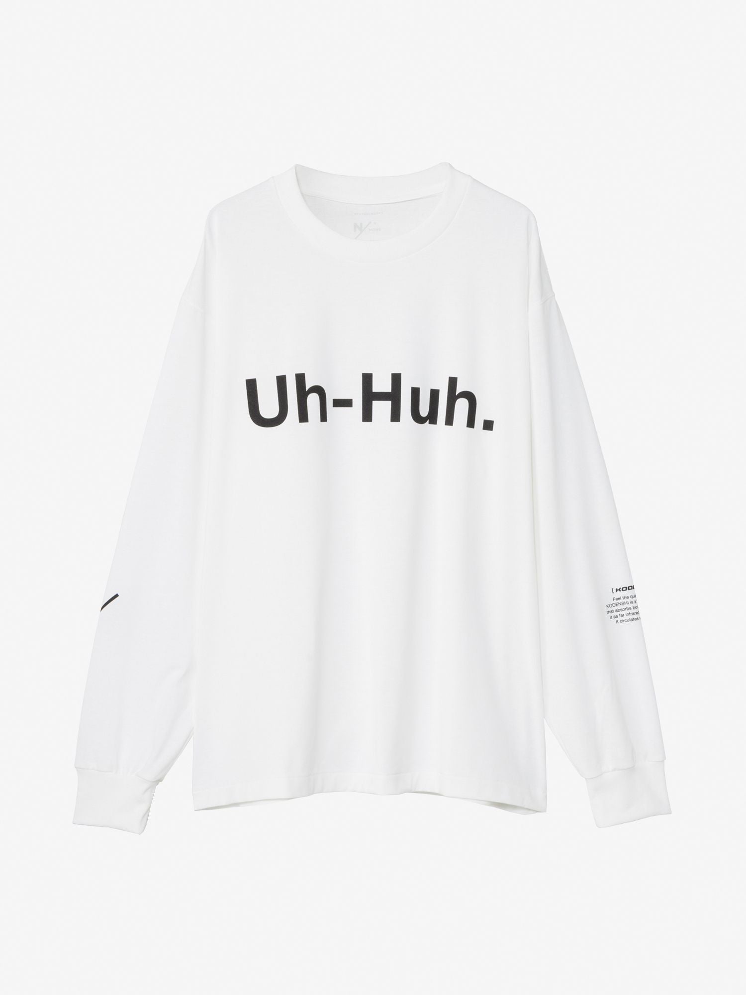 Graphic Long Sleeve Crew (Unisex) - White