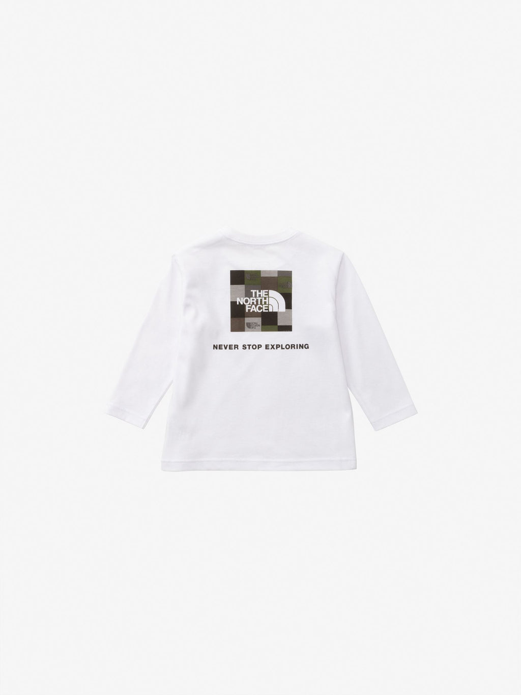 Long Sleeve Block Logo Tee (Baby) - Mix Gray