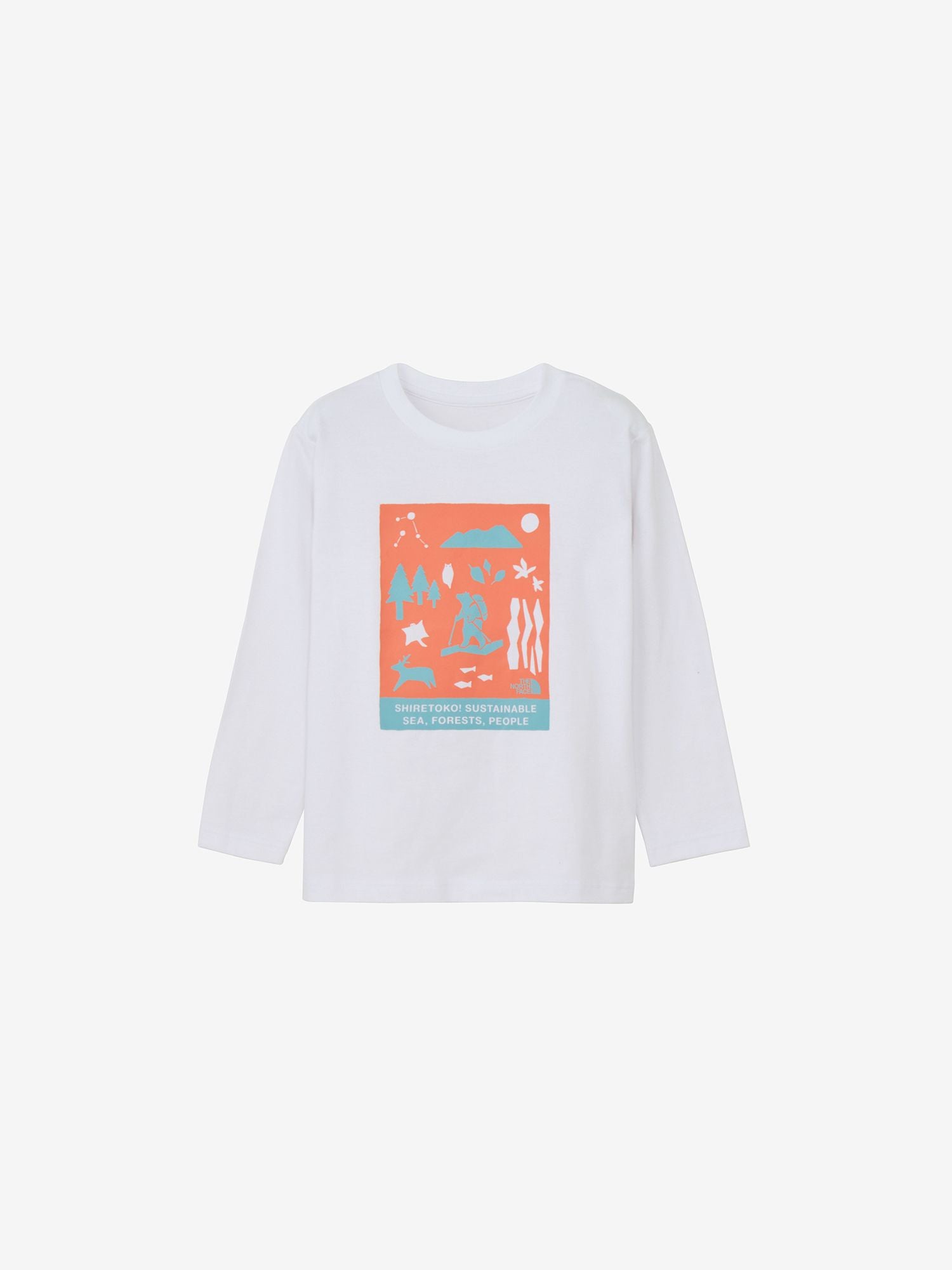 Long Sleeve Shiretoko Toko Tee (Kids) - White