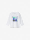 Toddler Long Sleeve ES Get Moteted Graphic Tee (Kids) - White