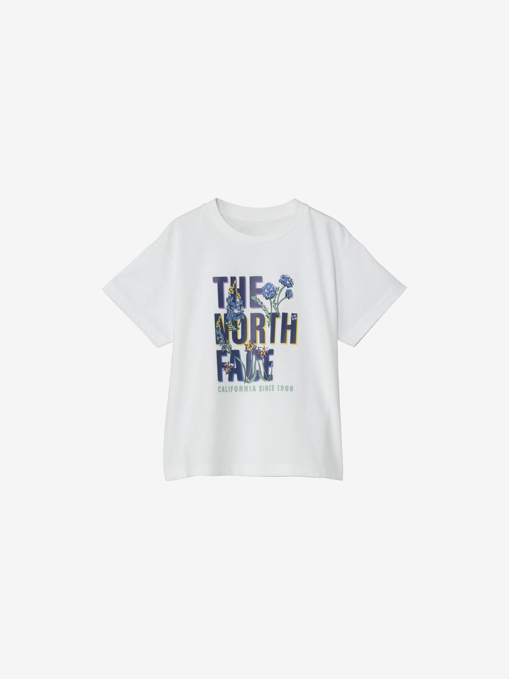 Toddler Short Sleeve Flower Graphic Tee (Kids) - White