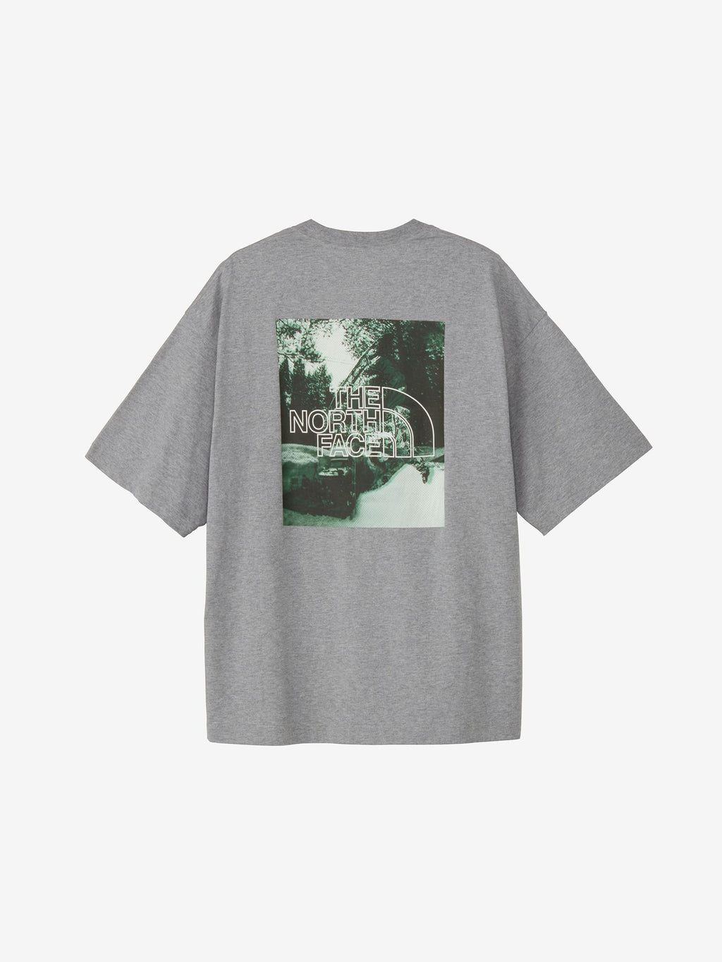 Short Sleeve Free Ride Square Logo Tee (Unisex) - Mix Gray