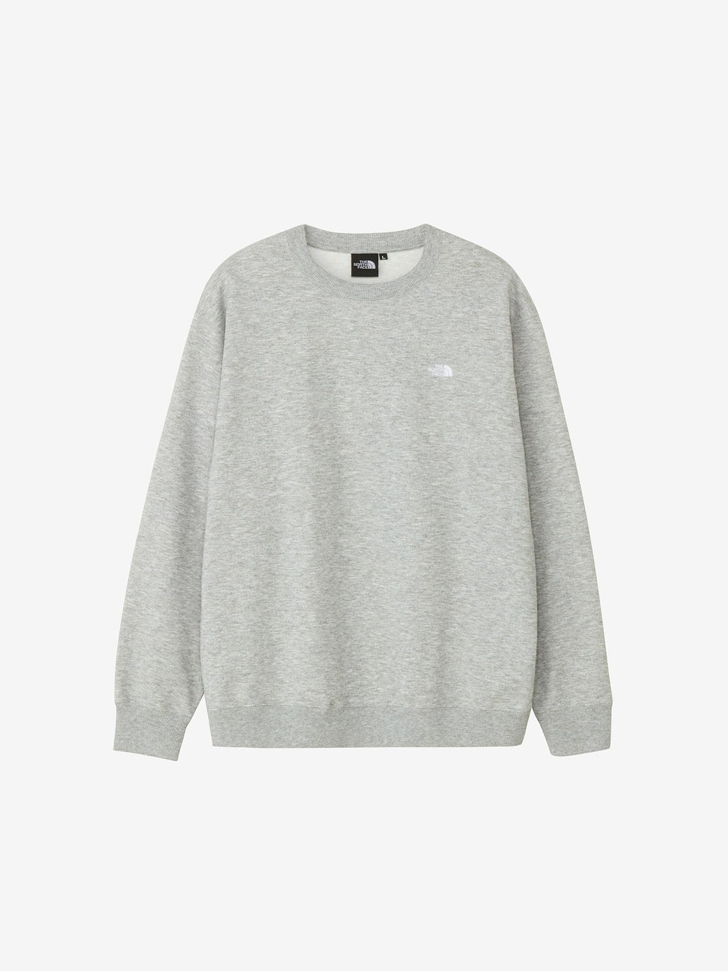 Small Logo Heather Sweat Crew (Unisex) - Mix Gray