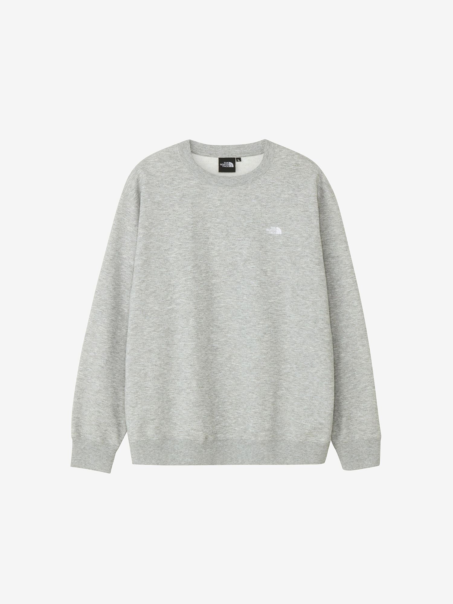 Small Logo Heather Sweat Crew (Unisex) - Mix Gray