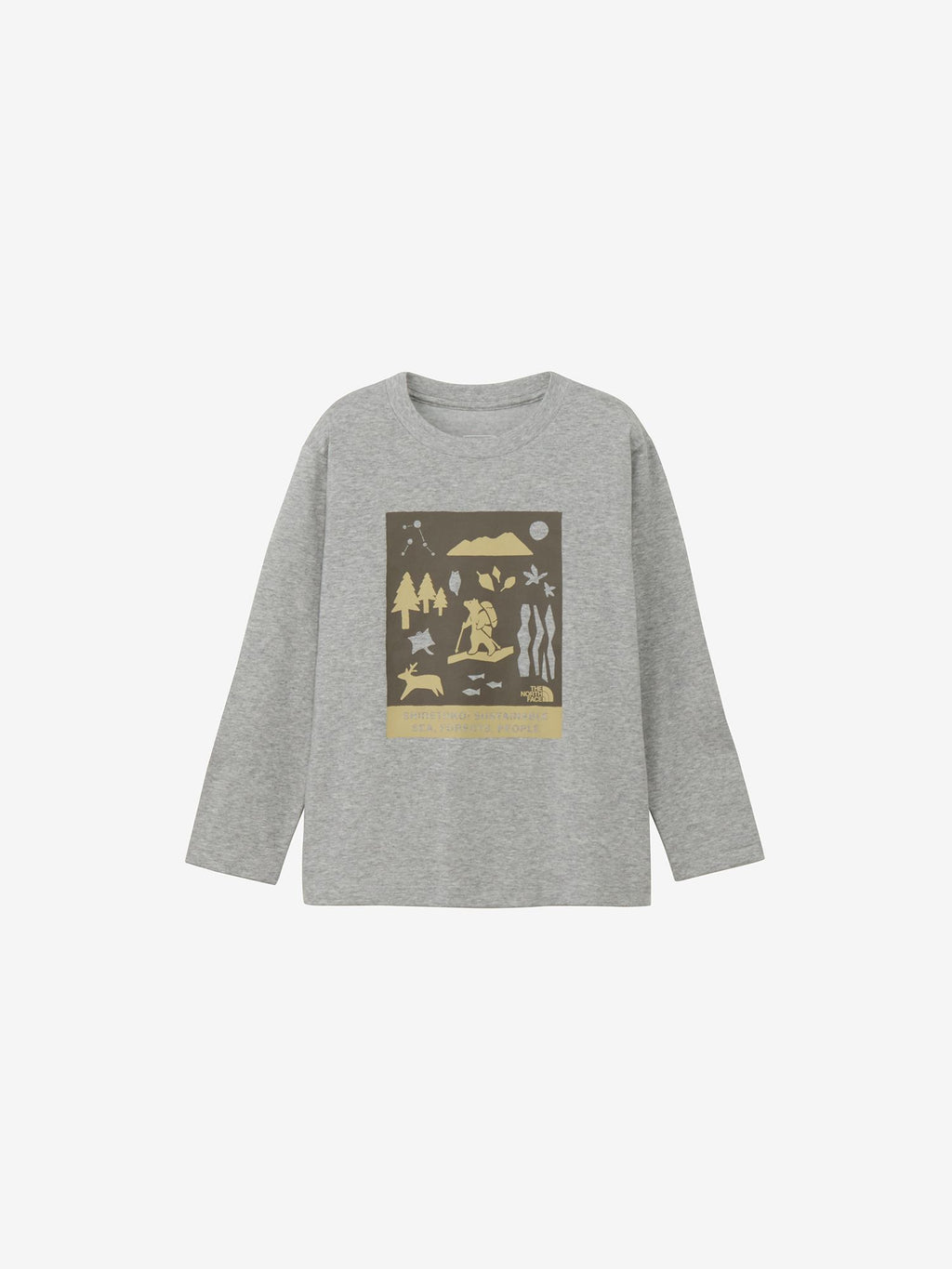 Long Sleeve Shiretoko Toko Tee (Kids) - Mixed Gray