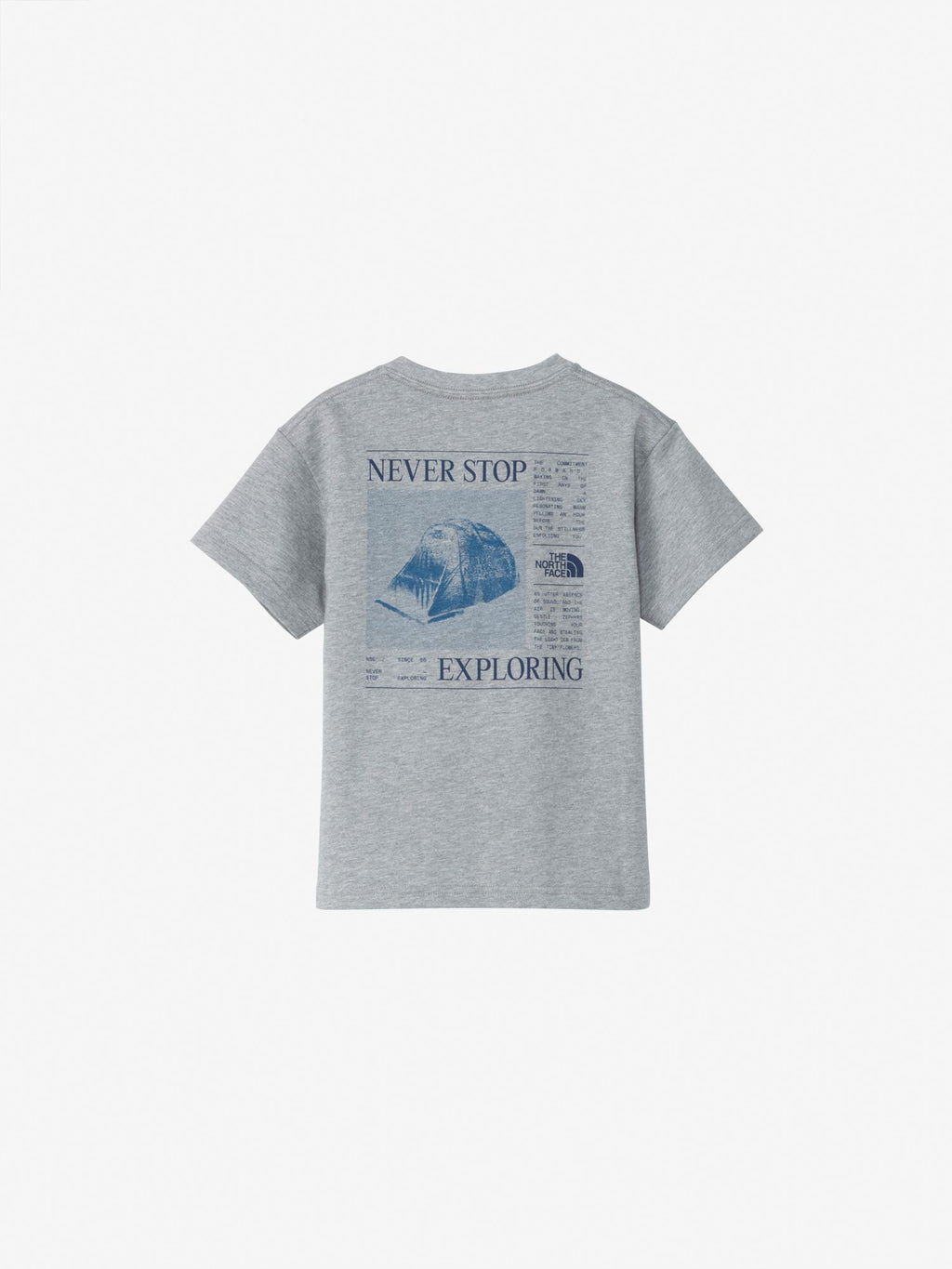 Toddler Short Sleeve Blades of Down Tee (Kids) - Mix Gray