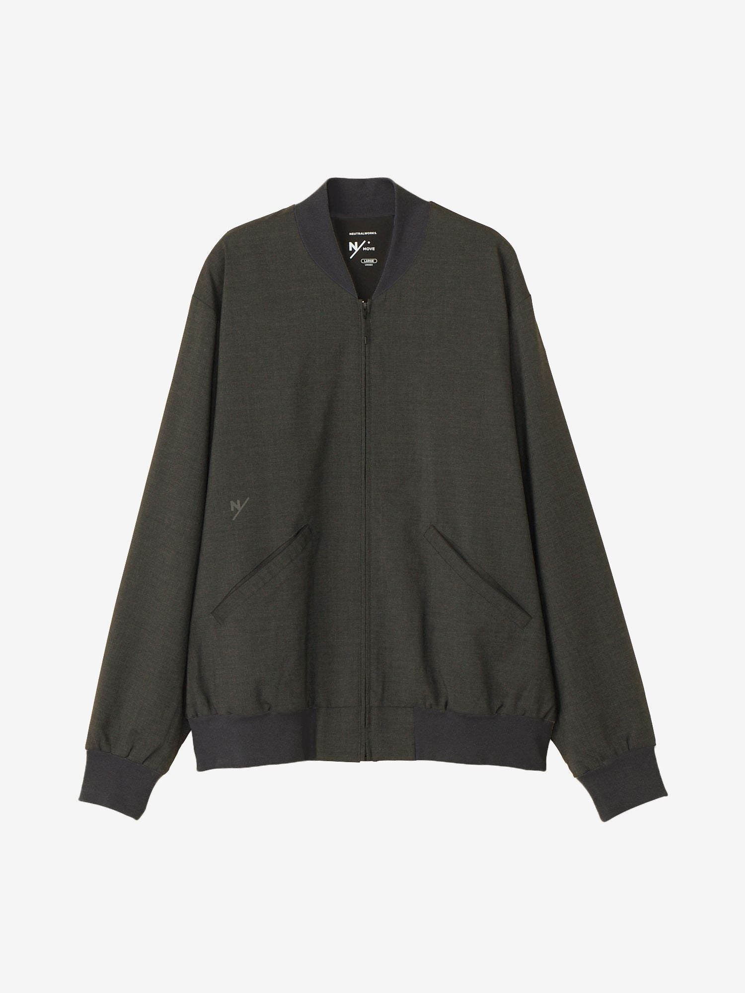 Newsboy / Wool Jacket (Unisex) - Mix Charcoal
