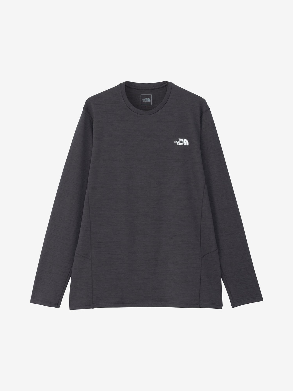 Long Sleeve FlashDry Seeded Crew (Men's) - Mix Charcoal
