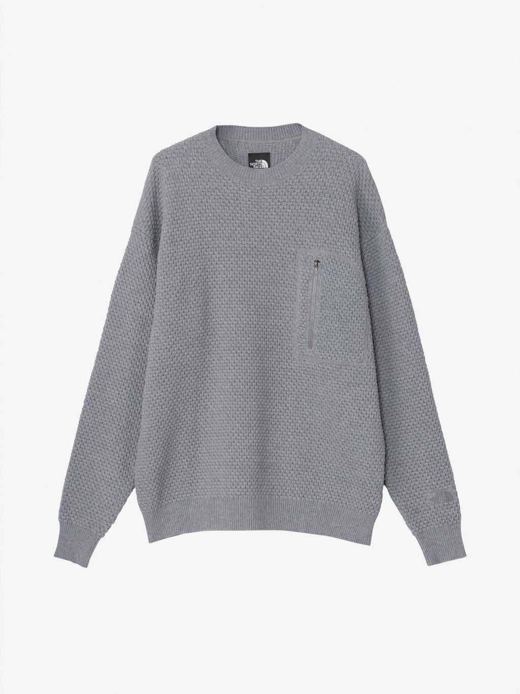 Rock Surface Wool Sweater (Unisex) - Mix Charcoal