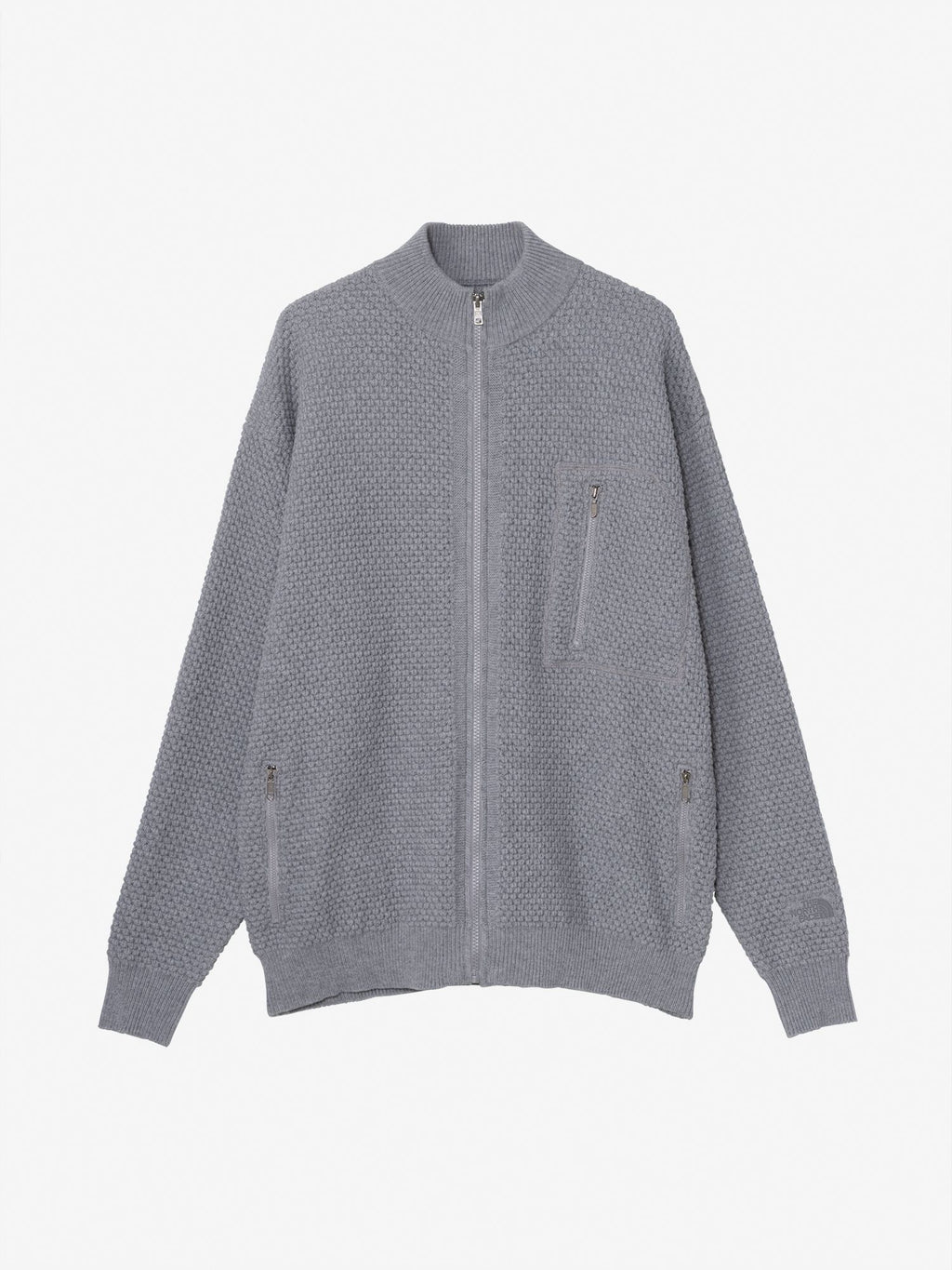 Rock Surface Wool Drivers Knit (Unisex) - Mix Charcoal